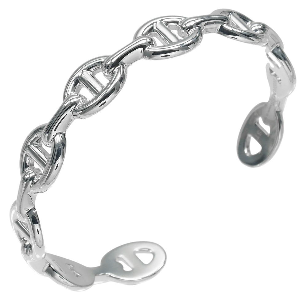 HERMES Silver Charm Bracelet
